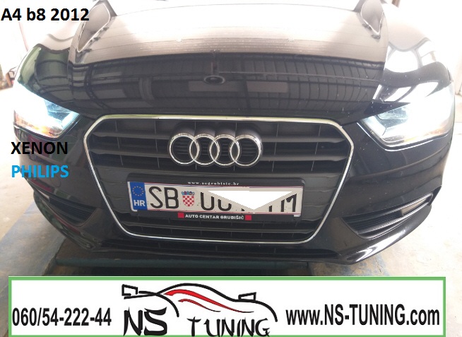 audi a4 b8 2012 xenon svetla h7 sijalica philips d3s ugradnja novi sad tuning